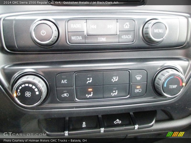 Quicksilver Metallic / Jet Black/Dark Ash 2014 GMC Sierra 1500 Regular Cab 4x4
