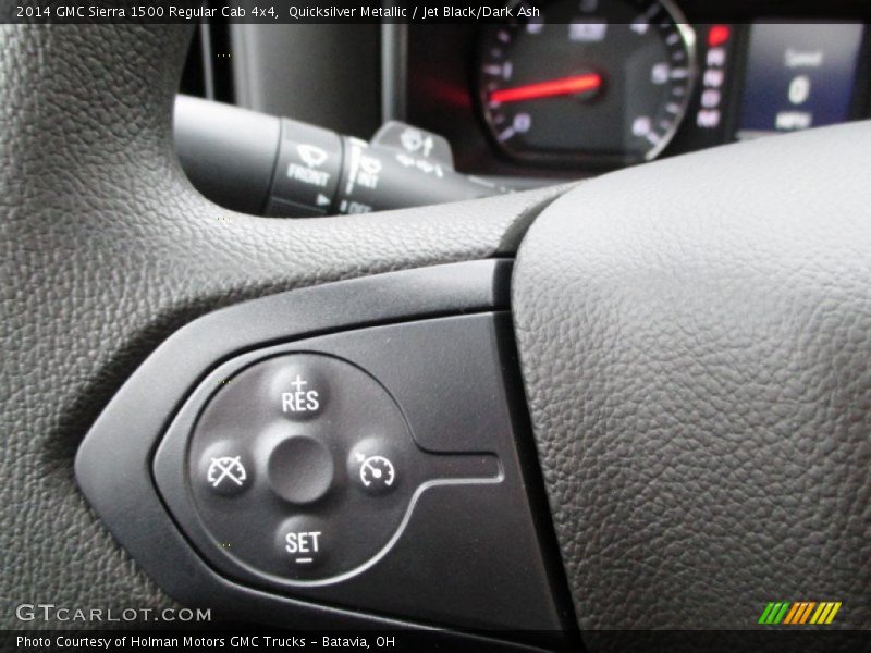 Quicksilver Metallic / Jet Black/Dark Ash 2014 GMC Sierra 1500 Regular Cab 4x4