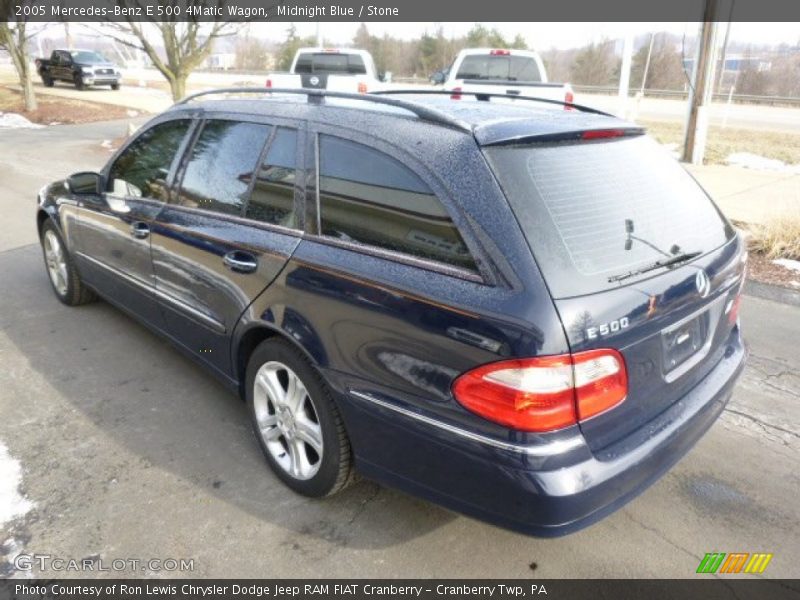 Midnight Blue / Stone 2005 Mercedes-Benz E 500 4Matic Wagon