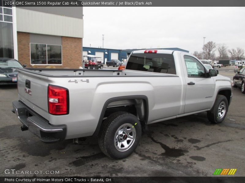 Quicksilver Metallic / Jet Black/Dark Ash 2014 GMC Sierra 1500 Regular Cab 4x4