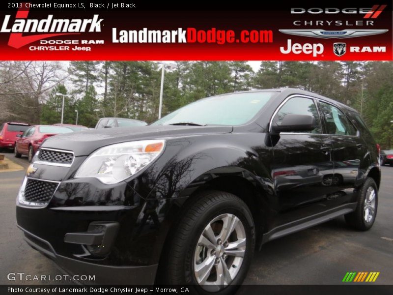 Black / Jet Black 2013 Chevrolet Equinox LS