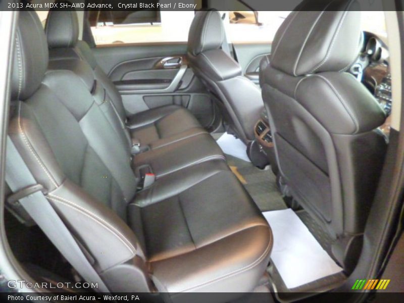 Crystal Black Pearl / Ebony 2013 Acura MDX SH-AWD Advance