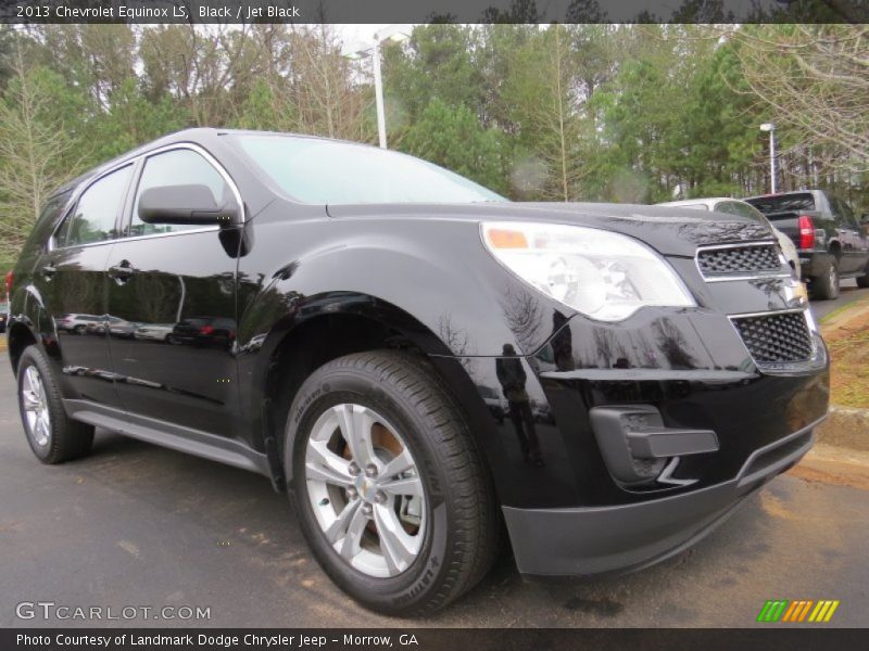 Black / Jet Black 2013 Chevrolet Equinox LS