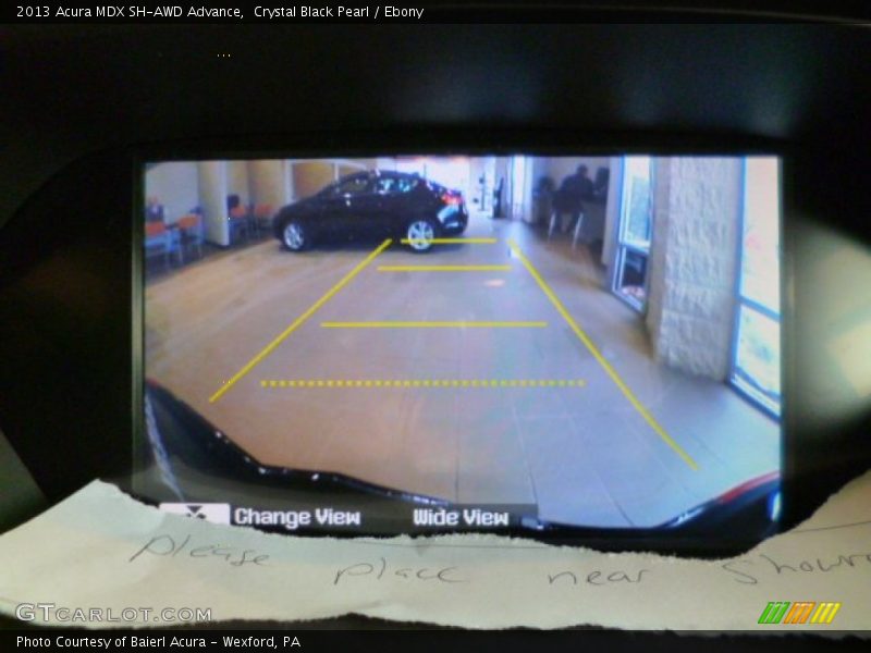 Crystal Black Pearl / Ebony 2013 Acura MDX SH-AWD Advance