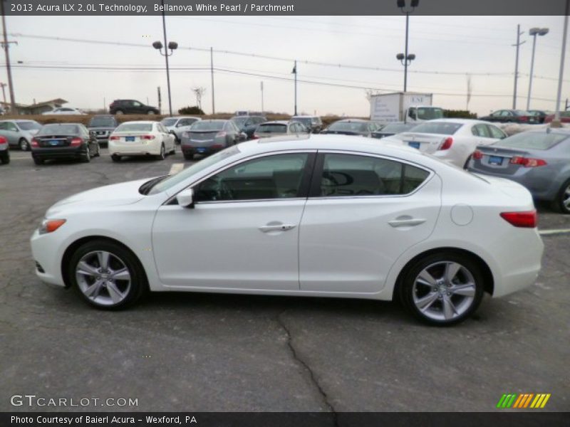 Bellanova White Pearl / Parchment 2013 Acura ILX 2.0L Technology