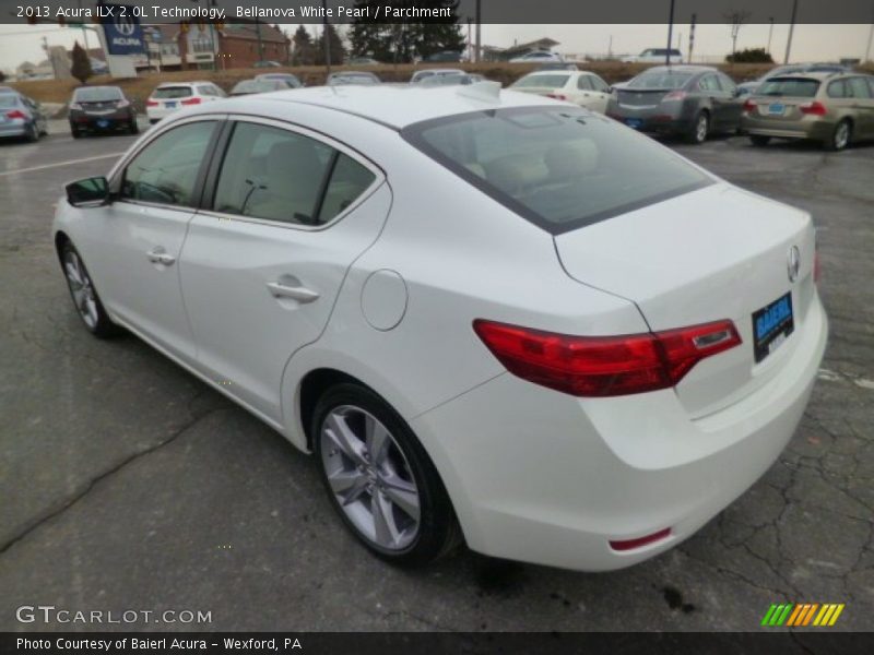 Bellanova White Pearl / Parchment 2013 Acura ILX 2.0L Technology
