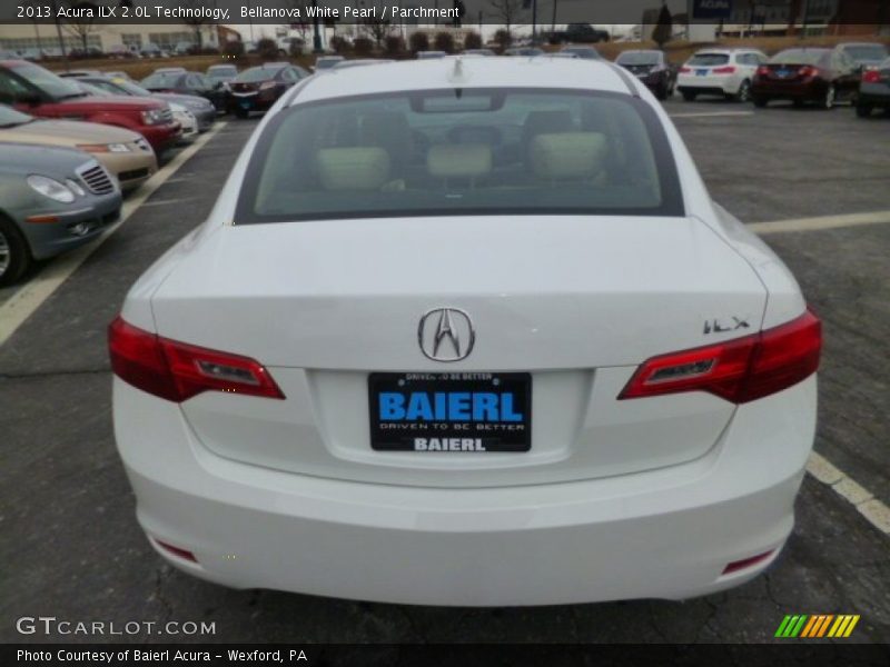 Bellanova White Pearl / Parchment 2013 Acura ILX 2.0L Technology