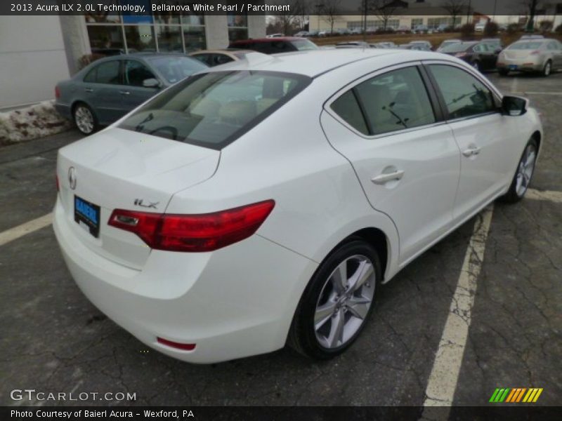 Bellanova White Pearl / Parchment 2013 Acura ILX 2.0L Technology