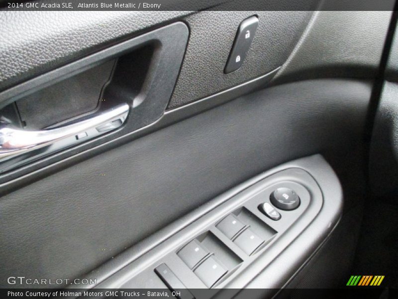 Atlantis Blue Metallic / Ebony 2014 GMC Acadia SLE