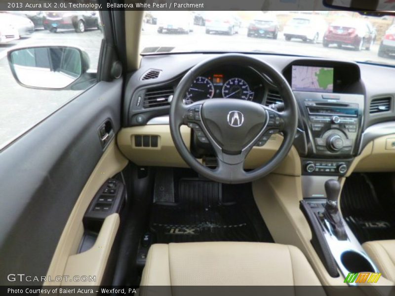 Bellanova White Pearl / Parchment 2013 Acura ILX 2.0L Technology