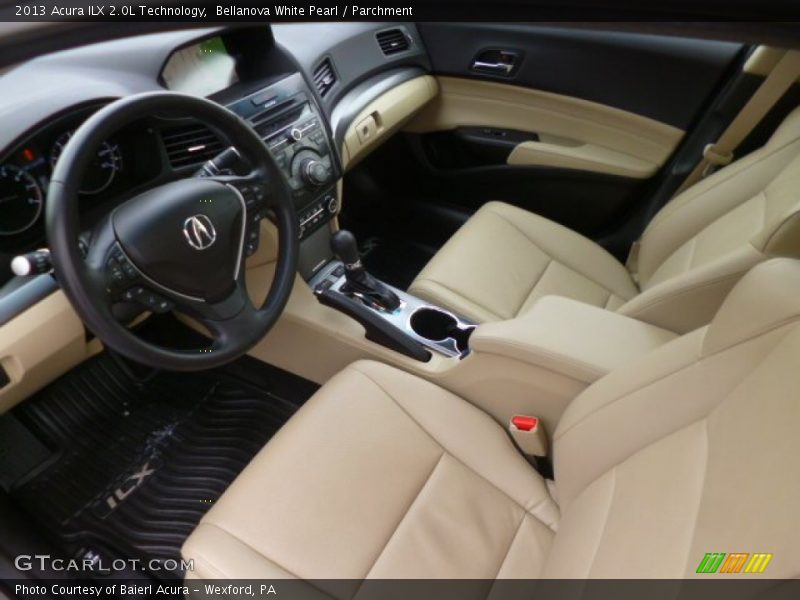 Bellanova White Pearl / Parchment 2013 Acura ILX 2.0L Technology
