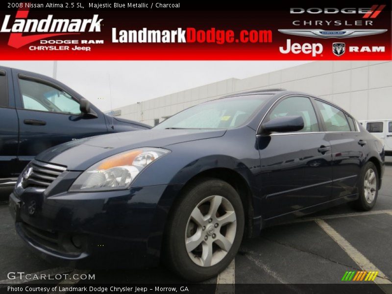 Majestic Blue Metallic / Charcoal 2008 Nissan Altima 2.5 SL