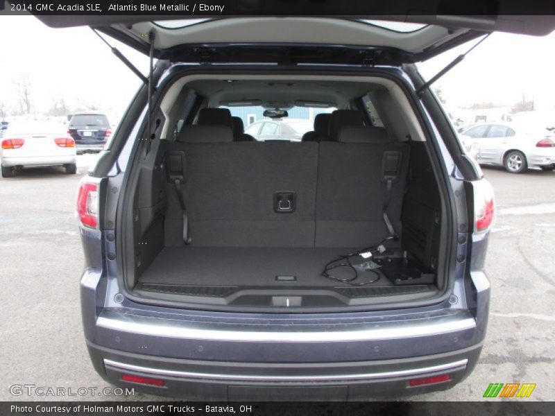 Atlantis Blue Metallic / Ebony 2014 GMC Acadia SLE