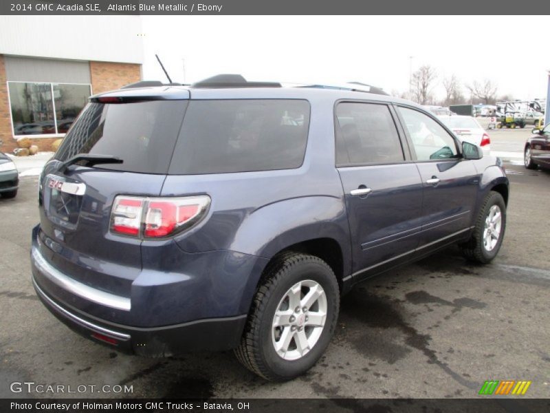 Atlantis Blue Metallic / Ebony 2014 GMC Acadia SLE