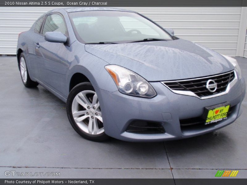 Ocean Gray / Charcoal 2010 Nissan Altima 2.5 S Coupe
