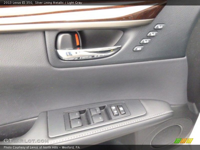 Silver Lining Metallic / Light Gray 2013 Lexus ES 350