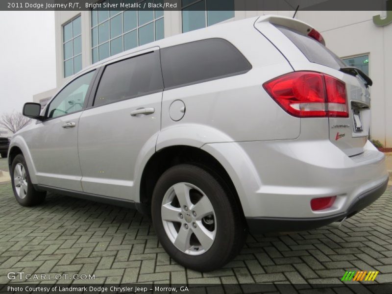 Bright Silver Metallic / Black/Red 2011 Dodge Journey R/T