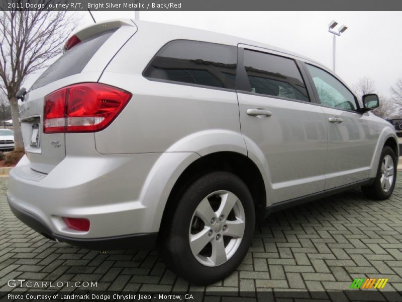 Bright Silver Metallic / Black/Red 2011 Dodge Journey R/T