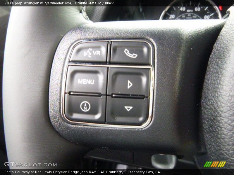 Granite Metallic / Black 2014 Jeep Wrangler Willys Wheeler 4x4