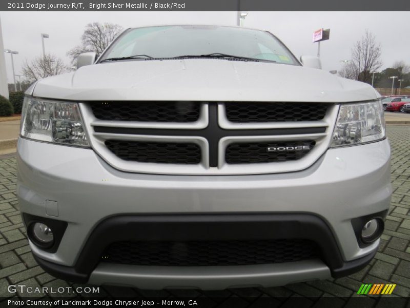 Bright Silver Metallic / Black/Red 2011 Dodge Journey R/T