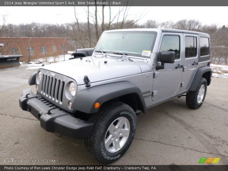 Billet Silver Metallic / Black 2014 Jeep Wrangler Unlimited Sport S 4x4