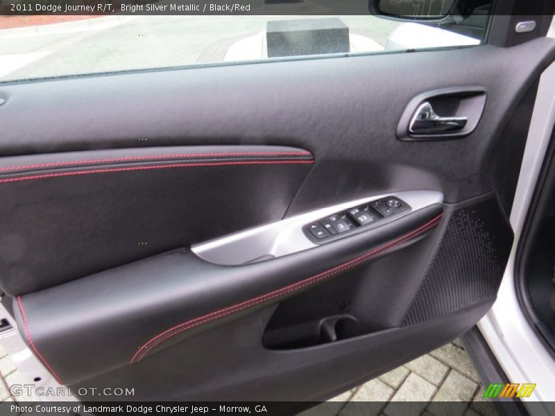 Bright Silver Metallic / Black/Red 2011 Dodge Journey R/T