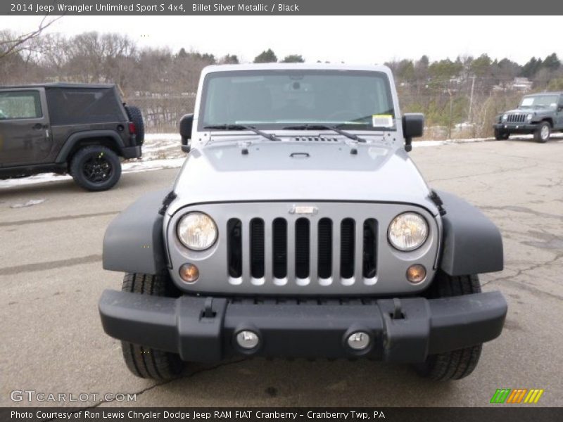 Billet Silver Metallic / Black 2014 Jeep Wrangler Unlimited Sport S 4x4