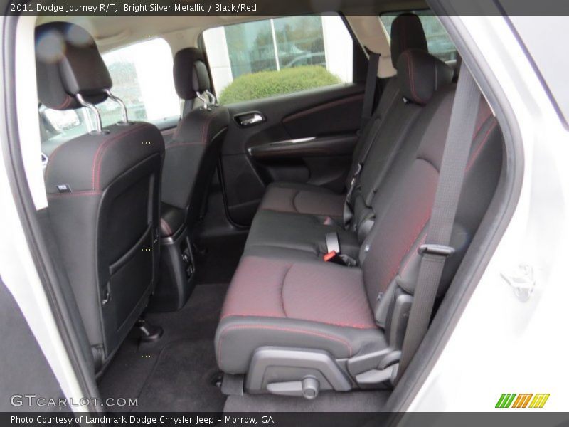Bright Silver Metallic / Black/Red 2011 Dodge Journey R/T