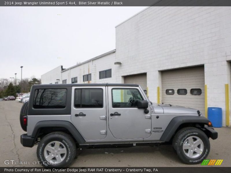 Billet Silver Metallic / Black 2014 Jeep Wrangler Unlimited Sport S 4x4
