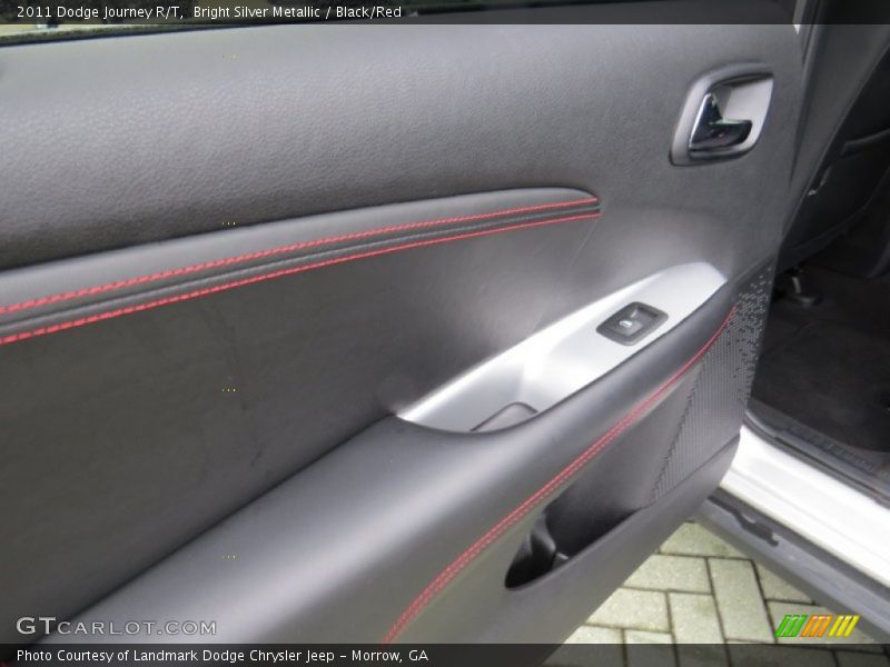 Bright Silver Metallic / Black/Red 2011 Dodge Journey R/T