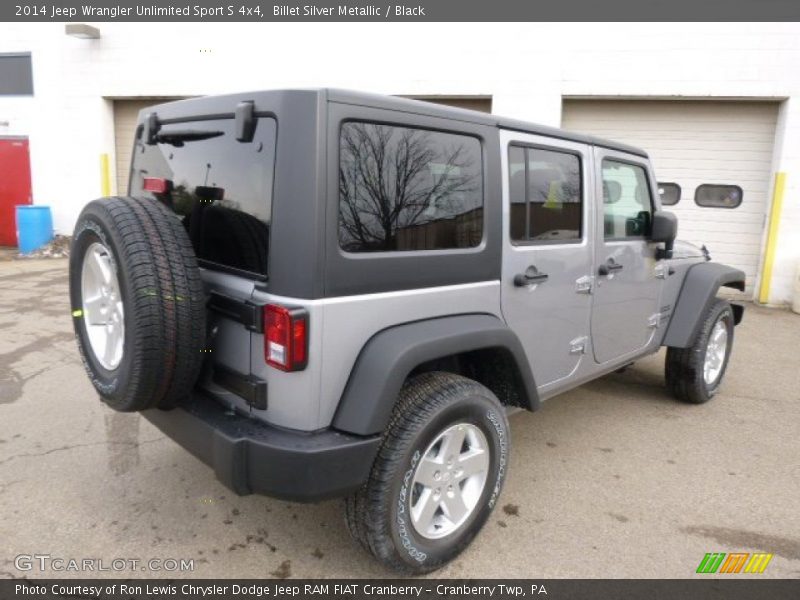 Billet Silver Metallic / Black 2014 Jeep Wrangler Unlimited Sport S 4x4