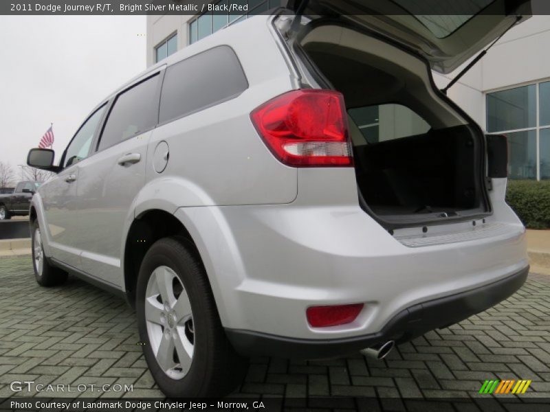 Bright Silver Metallic / Black/Red 2011 Dodge Journey R/T