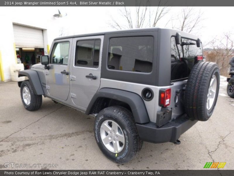 Billet Silver Metallic / Black 2014 Jeep Wrangler Unlimited Sport S 4x4