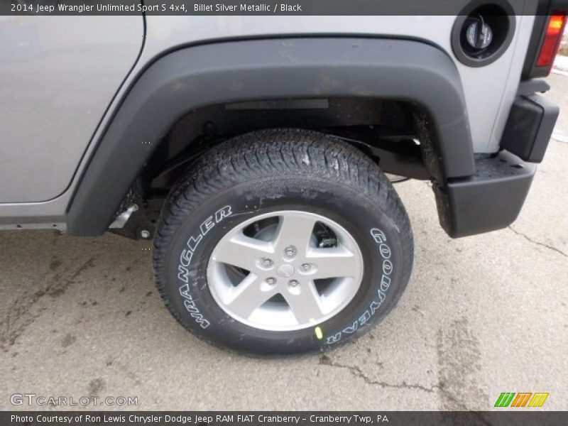Billet Silver Metallic / Black 2014 Jeep Wrangler Unlimited Sport S 4x4