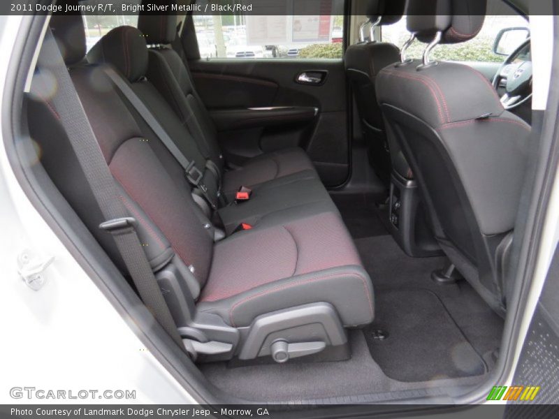 Bright Silver Metallic / Black/Red 2011 Dodge Journey R/T