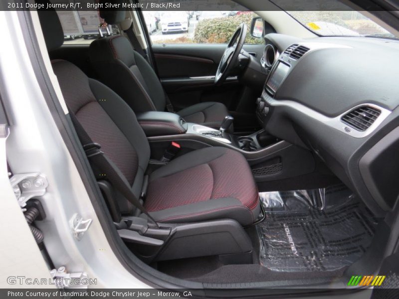 Bright Silver Metallic / Black/Red 2011 Dodge Journey R/T