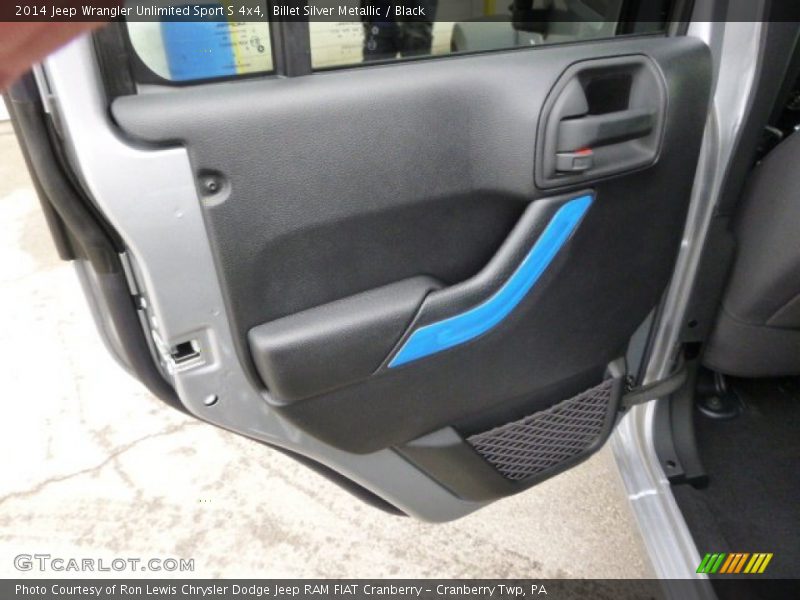 Billet Silver Metallic / Black 2014 Jeep Wrangler Unlimited Sport S 4x4