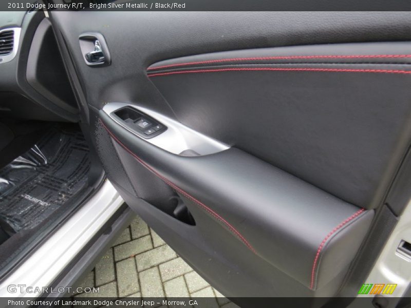 Bright Silver Metallic / Black/Red 2011 Dodge Journey R/T