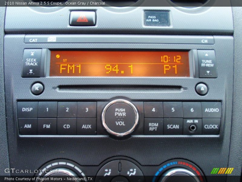 Ocean Gray / Charcoal 2010 Nissan Altima 2.5 S Coupe