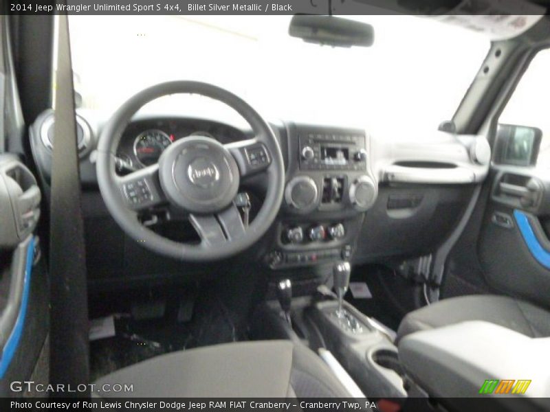Billet Silver Metallic / Black 2014 Jeep Wrangler Unlimited Sport S 4x4