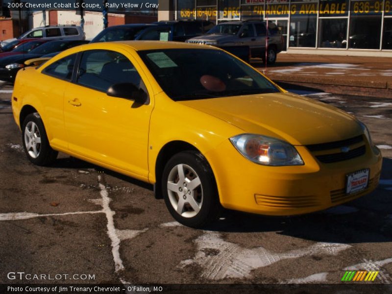 Rally Yellow / Gray 2006 Chevrolet Cobalt LS Coupe