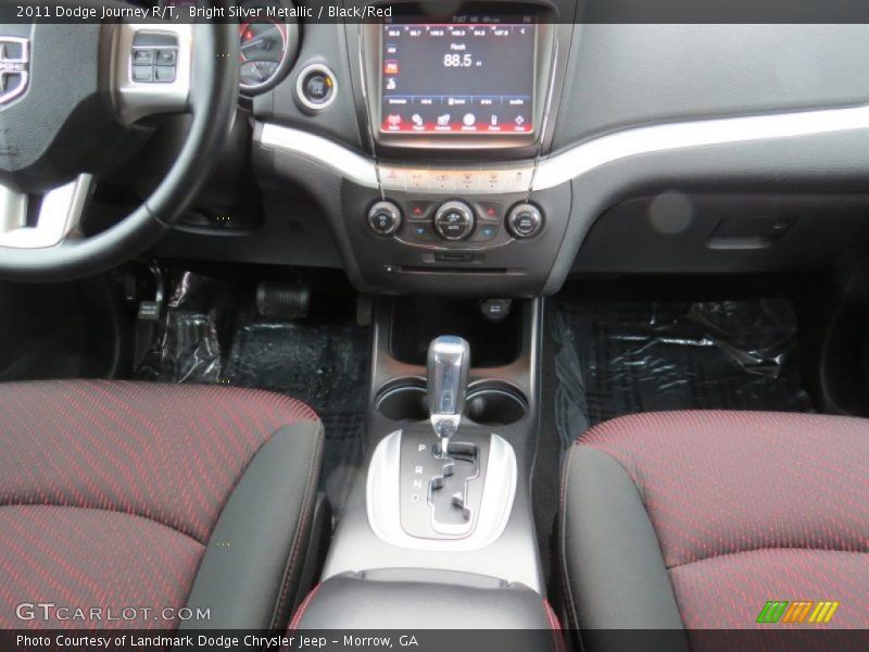 Bright Silver Metallic / Black/Red 2011 Dodge Journey R/T