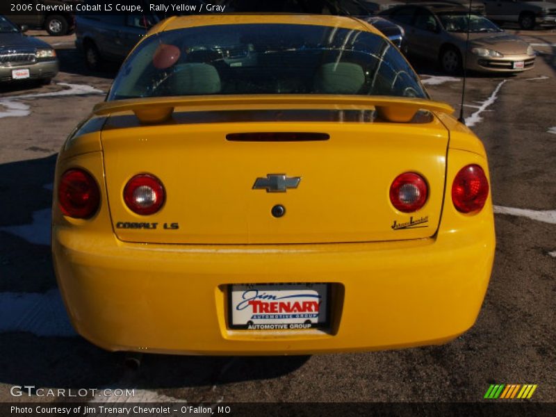 Rally Yellow / Gray 2006 Chevrolet Cobalt LS Coupe