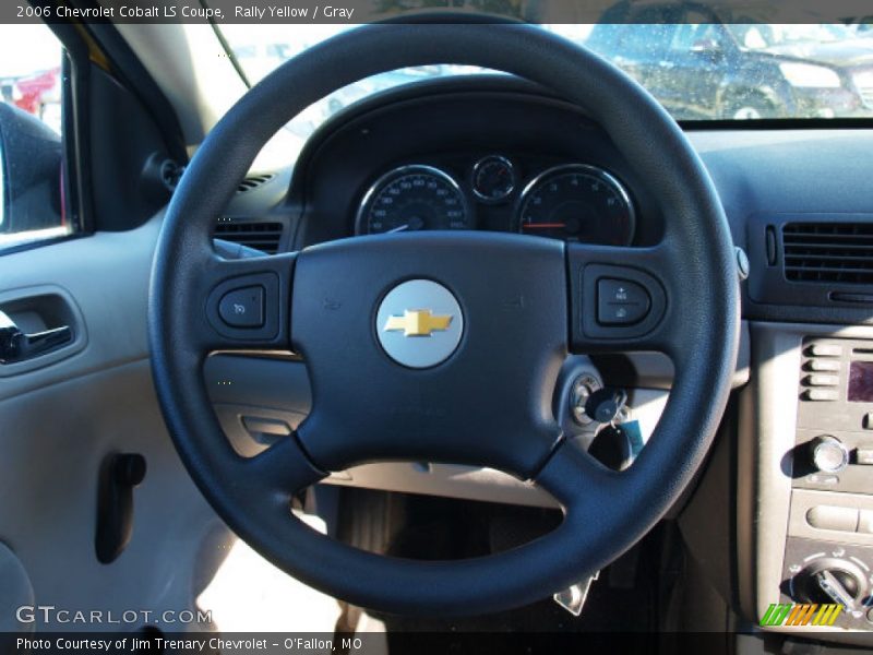 Rally Yellow / Gray 2006 Chevrolet Cobalt LS Coupe