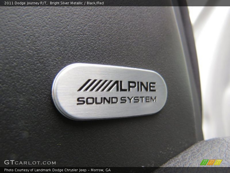 Bright Silver Metallic / Black/Red 2011 Dodge Journey R/T