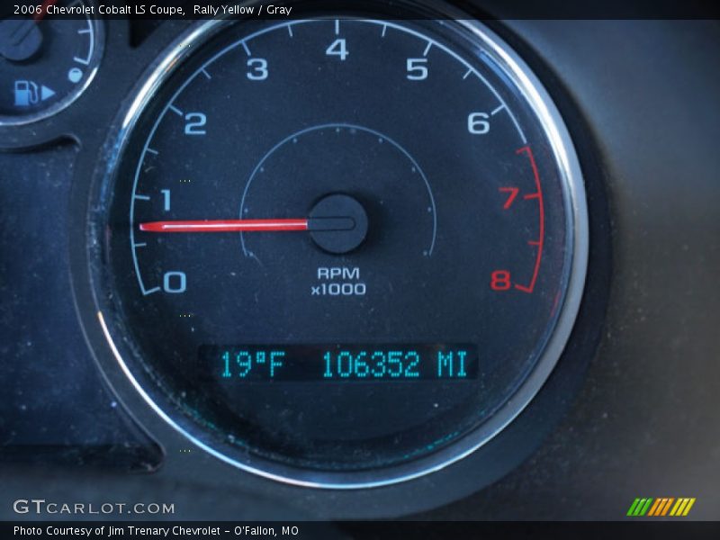 Rally Yellow / Gray 2006 Chevrolet Cobalt LS Coupe