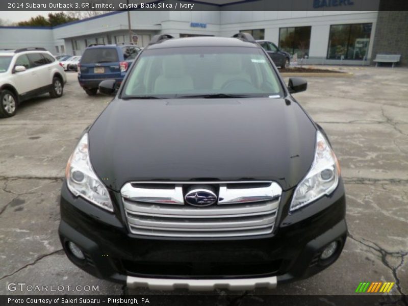 Crystal Black Silica / Ivory 2014 Subaru Outback 3.6R Limited