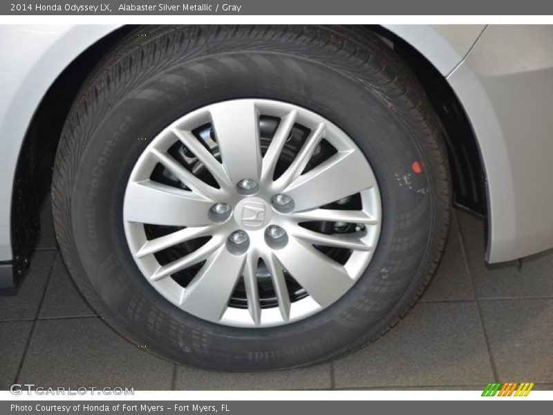 Alabaster Silver Metallic / Gray 2014 Honda Odyssey LX