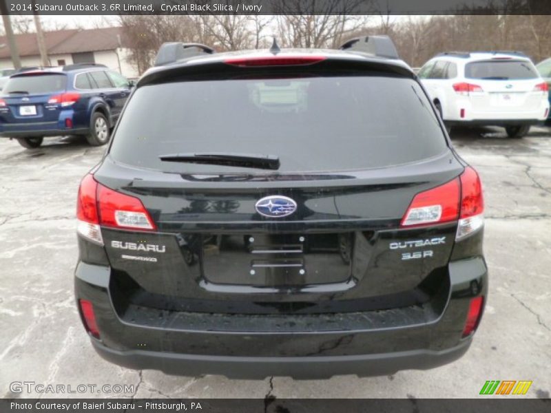Crystal Black Silica / Ivory 2014 Subaru Outback 3.6R Limited