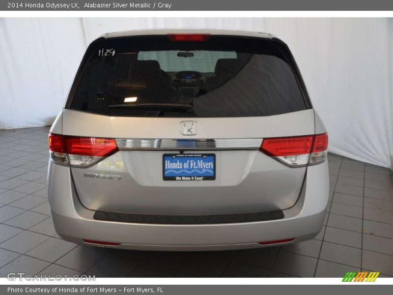 Alabaster Silver Metallic / Gray 2014 Honda Odyssey LX